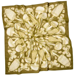 34" Wild Rag Mushrooms Bandana