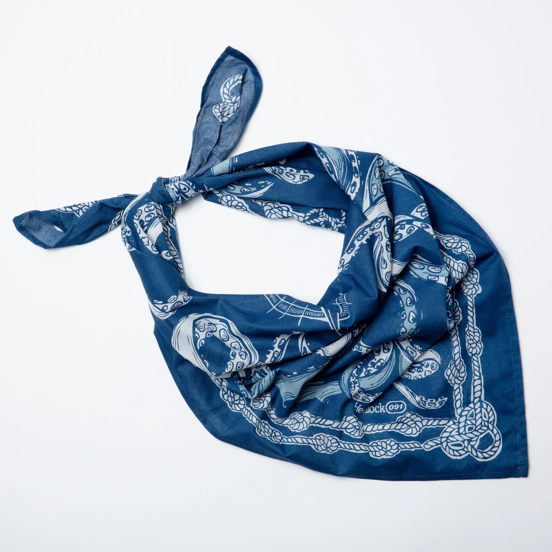 34" Wild Rag Nautilus Bandana - Handker Bandanas