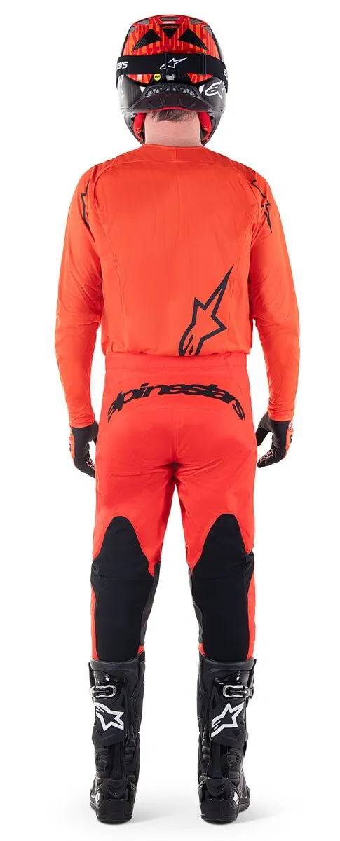 Alpinestars Fluid Lurv Hot Orange Black Motocross Kit Combo