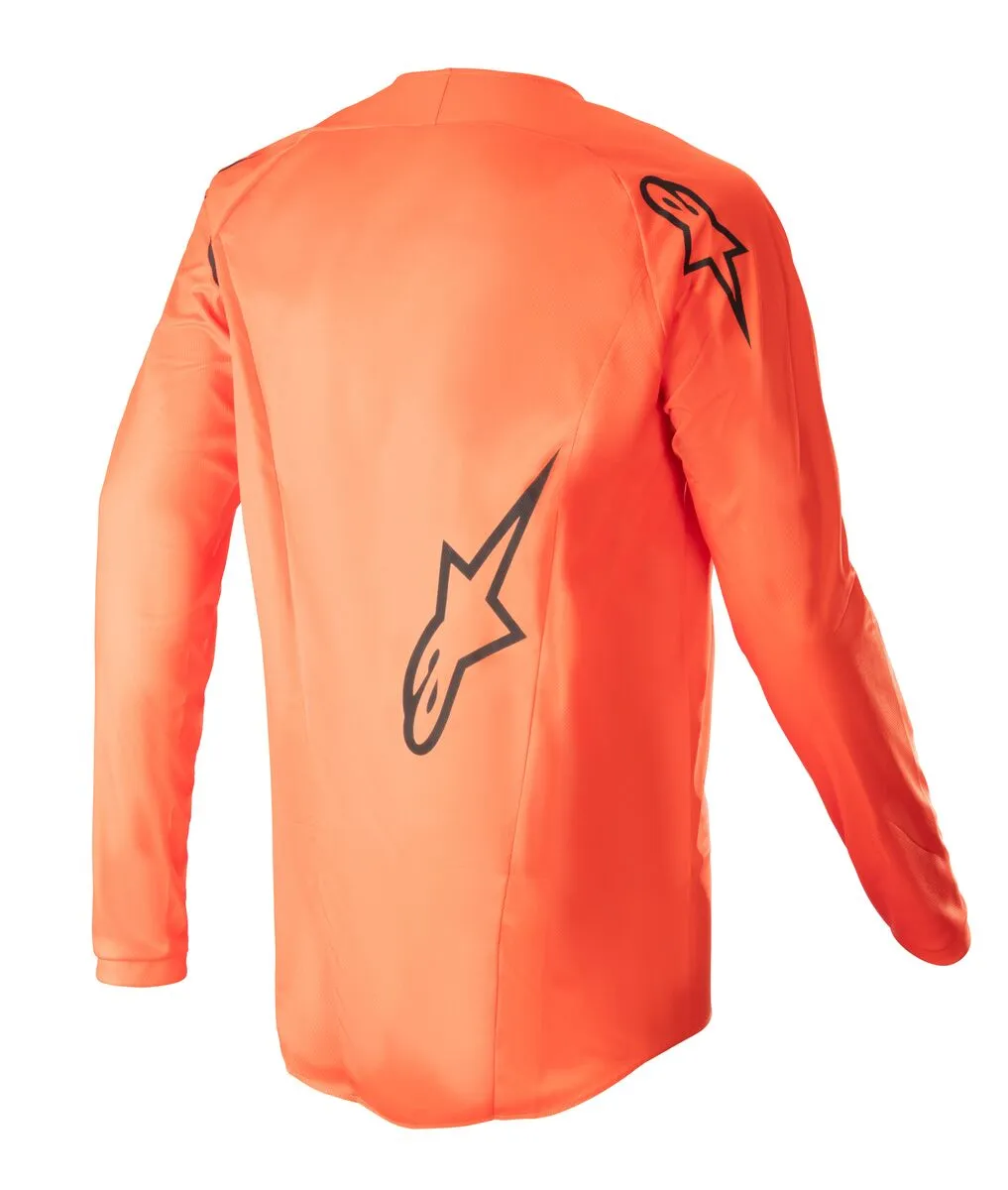 Alpinestars Fluid Lurv Hot Orange Black Motocross Kit Combo