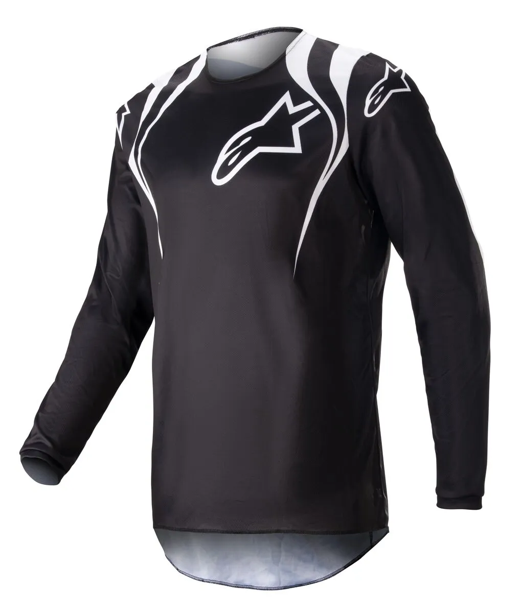 Alpinestars Fluid Narin Black White Motocross Kit Combo