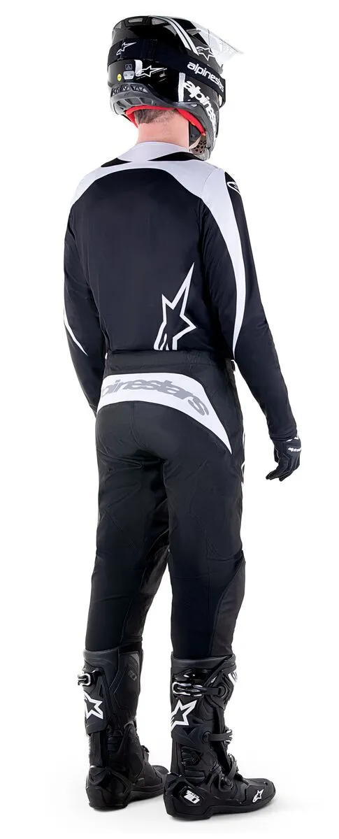 Alpinestars Fluid Narin Black White Motocross Kit Combo