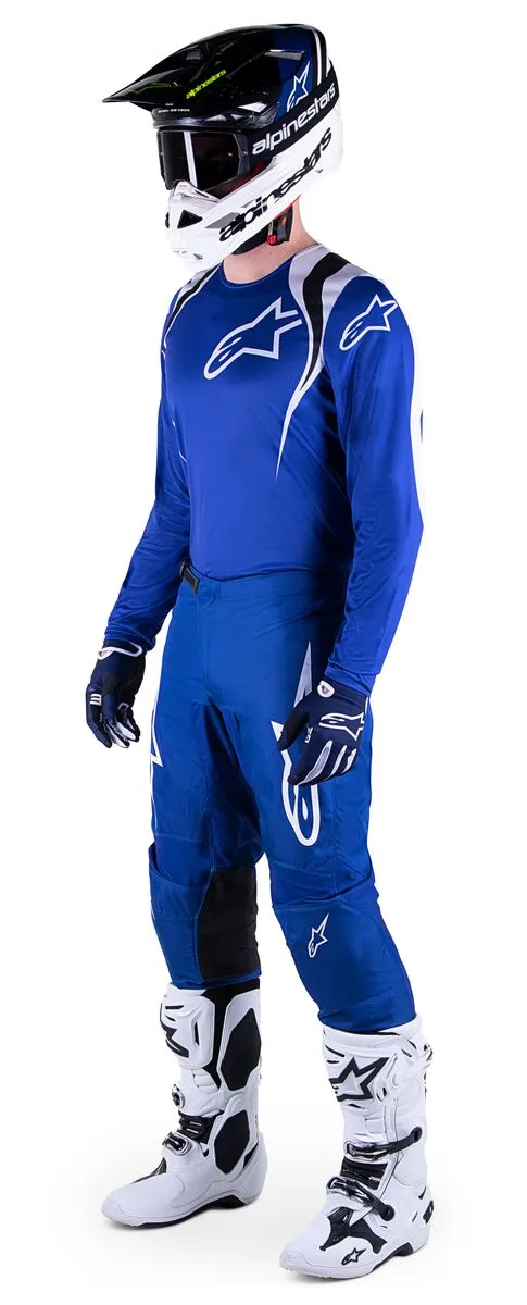 Alpinestars Fluid Narin Blue Ray White Pants