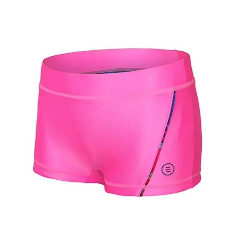 Barrel Womens Iris Reversible Bikini Pantie-NEON PINK/INDIGO LEAF