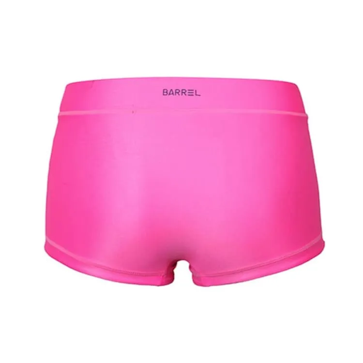 Barrel Womens Iris Reversible Bikini Pantie-NEON PINK/INDIGO LEAF
