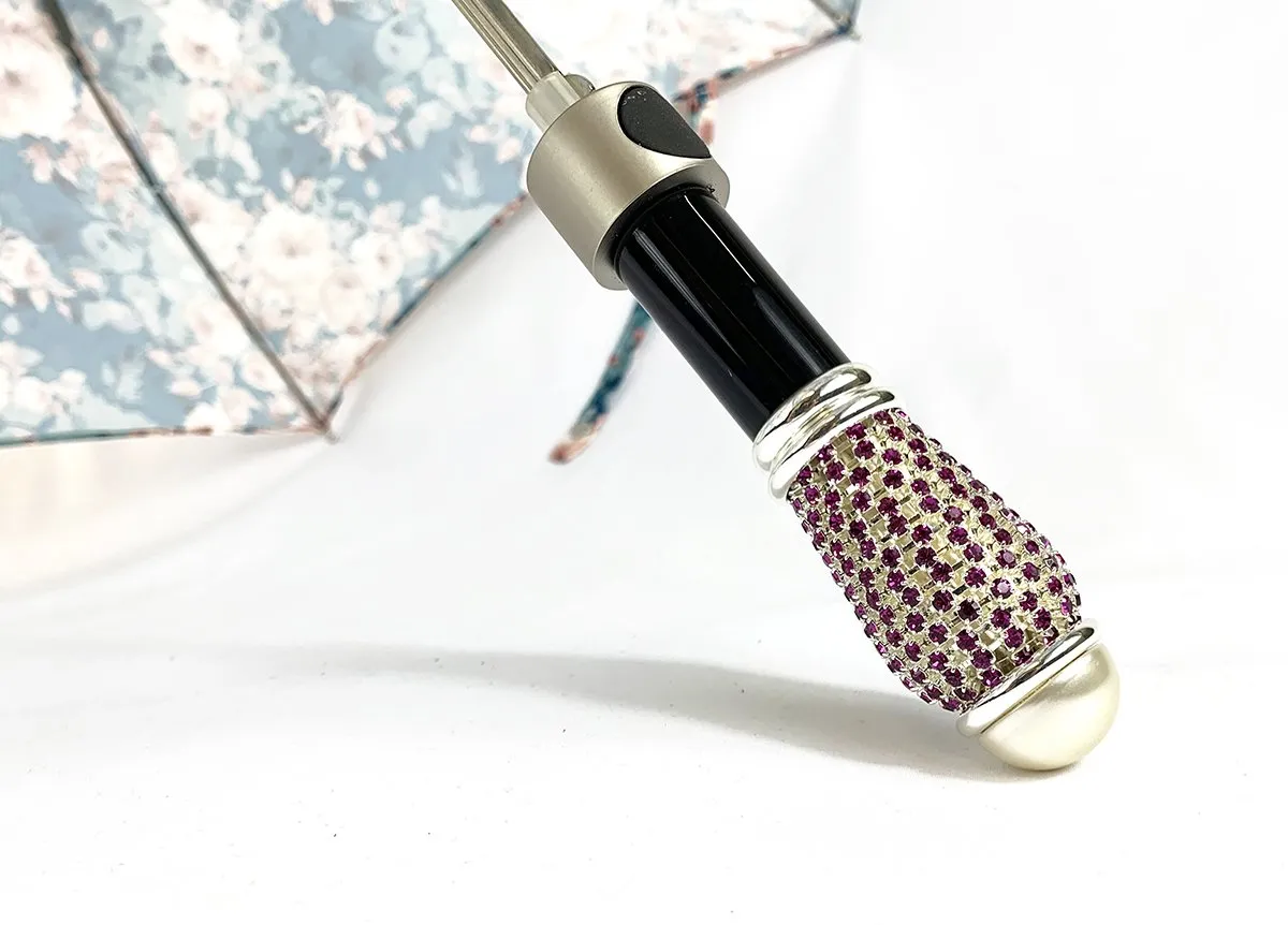 Beautiful Folding Umbrella With Floral Print