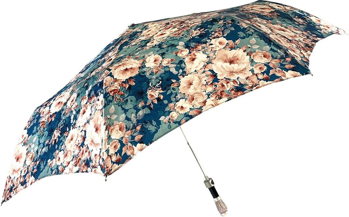 Beautiful Folding Umbrella With Floral Print