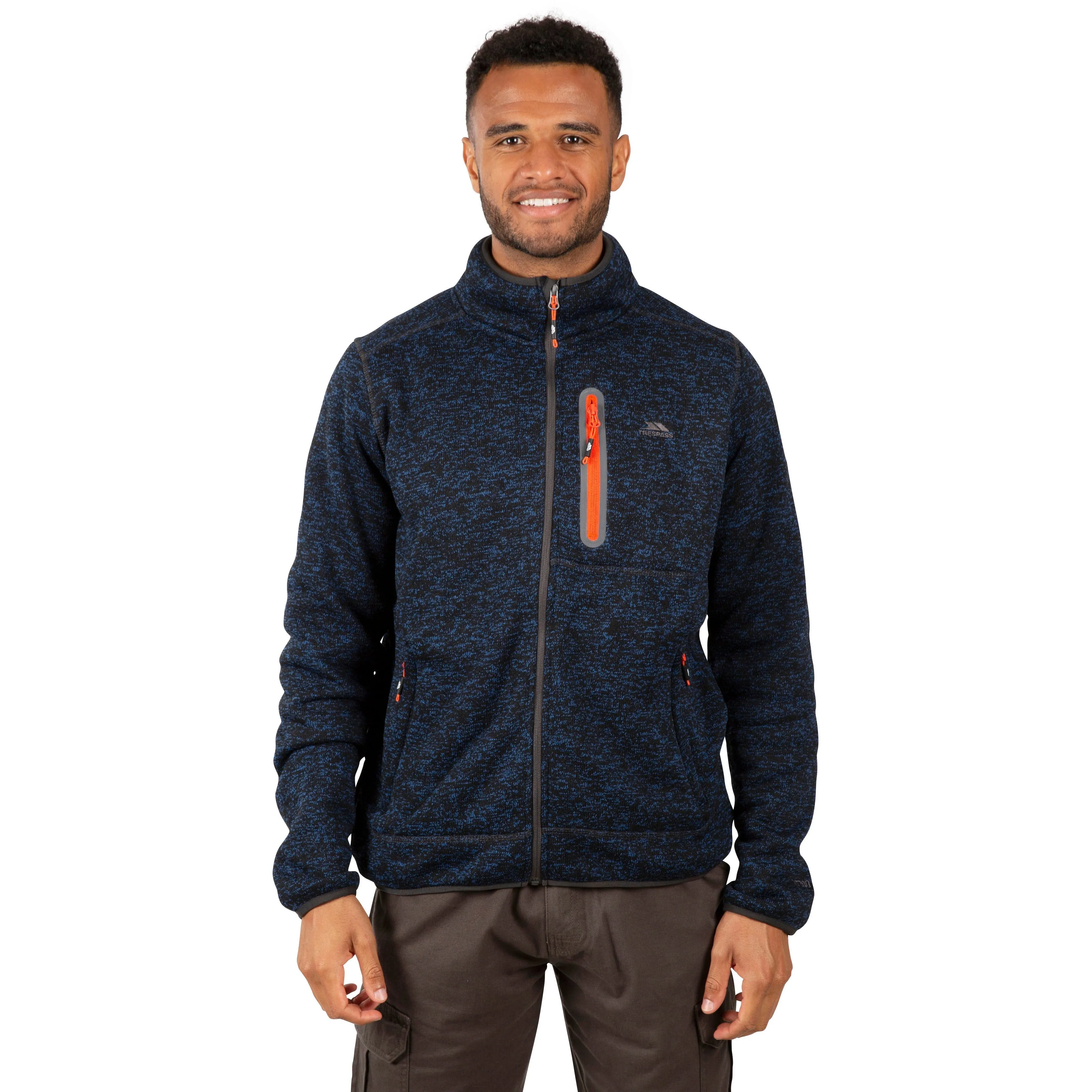 Bingham - Men's Fleece Jacket - Navy Marl