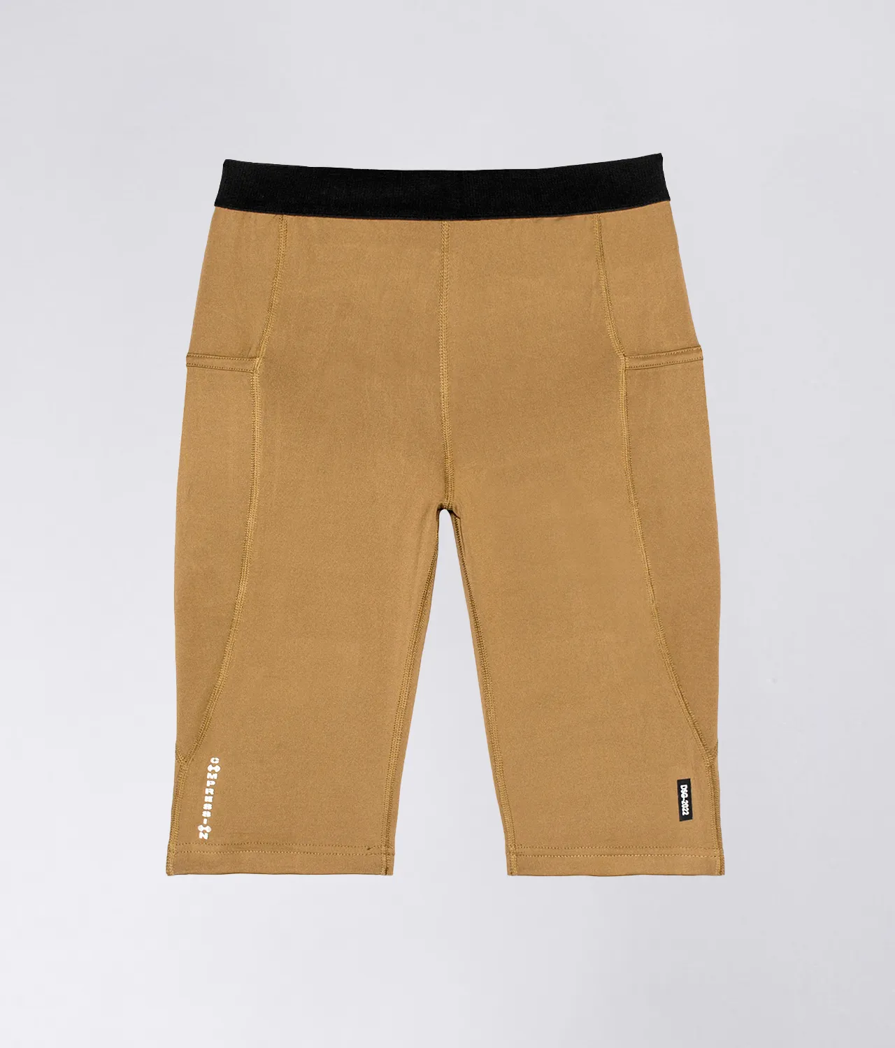 Born Tough Men's Compression Running Shorts Khaki