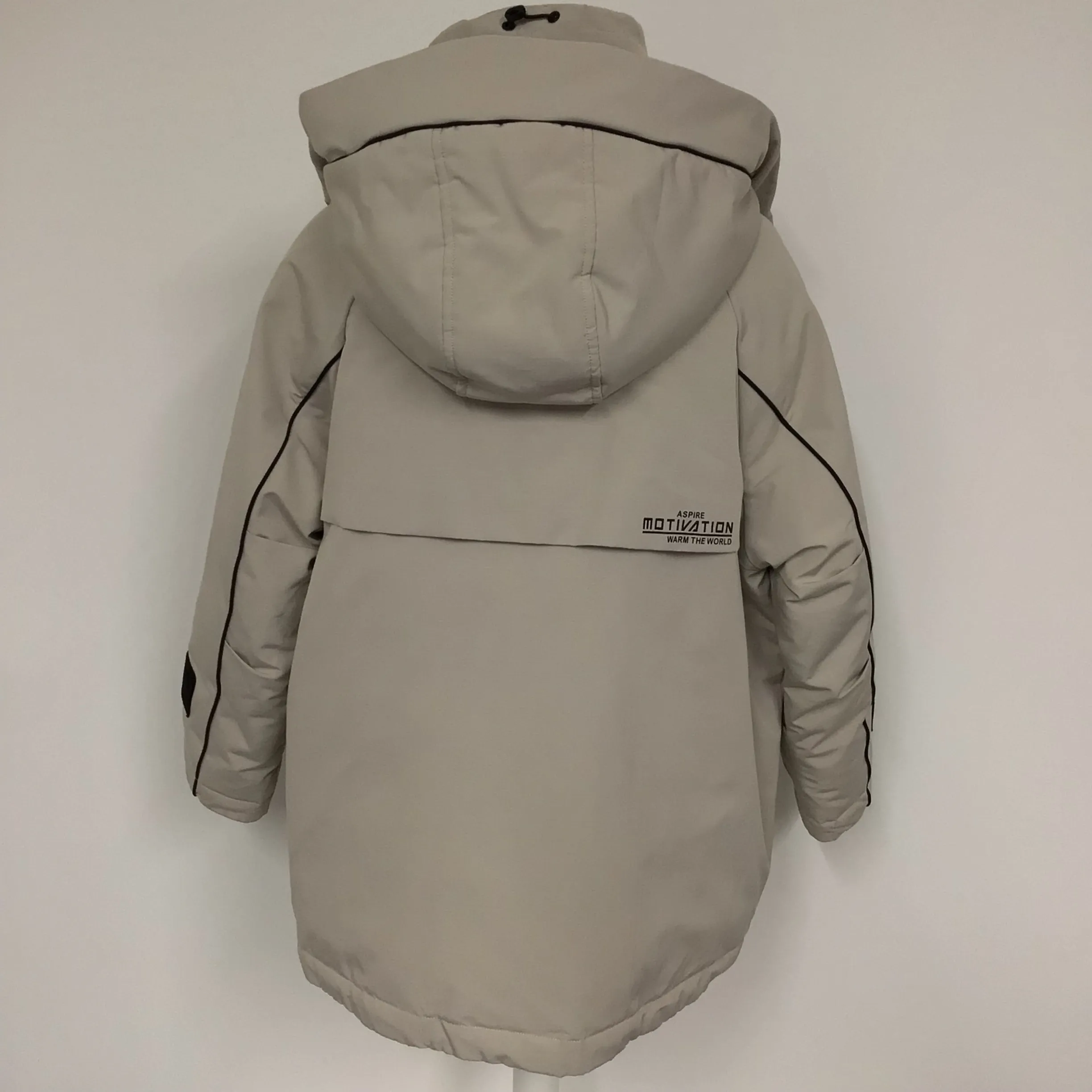 Bosideng Beige Taupe 90% Down Jacket Size 155/80A