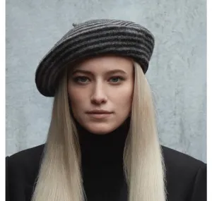 Canadian Hat Blaire Striped Beret Hat