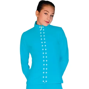 ChloeNoel JT811 Solid Fleece Fitted Elite Jacket w/ Thumb Holes