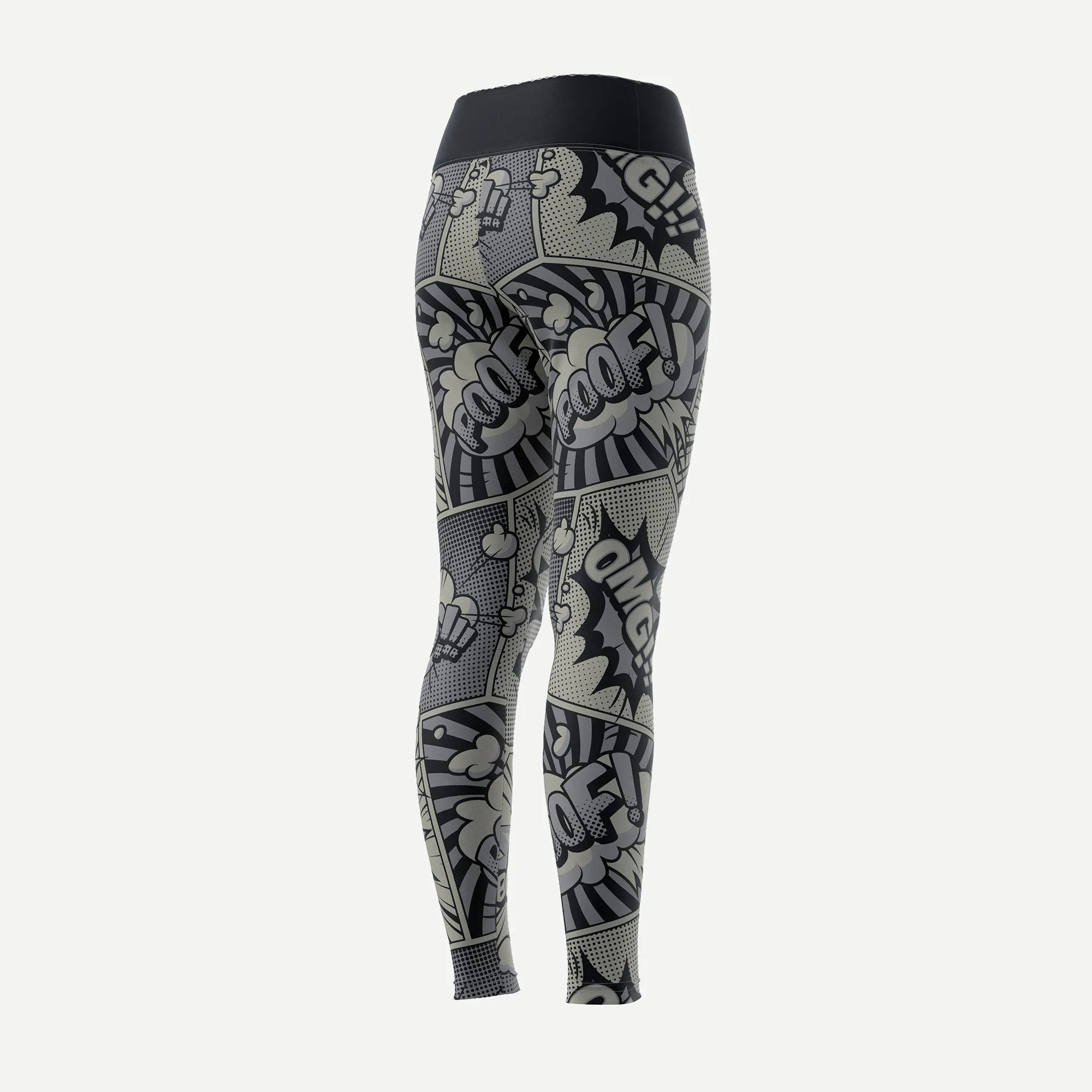 Comic Strip Womens Compression Pants
