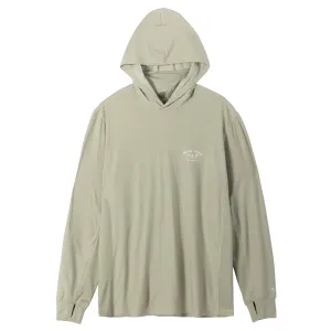 Dark Seas Bimini UV Hooded L/S Shirt - Moss