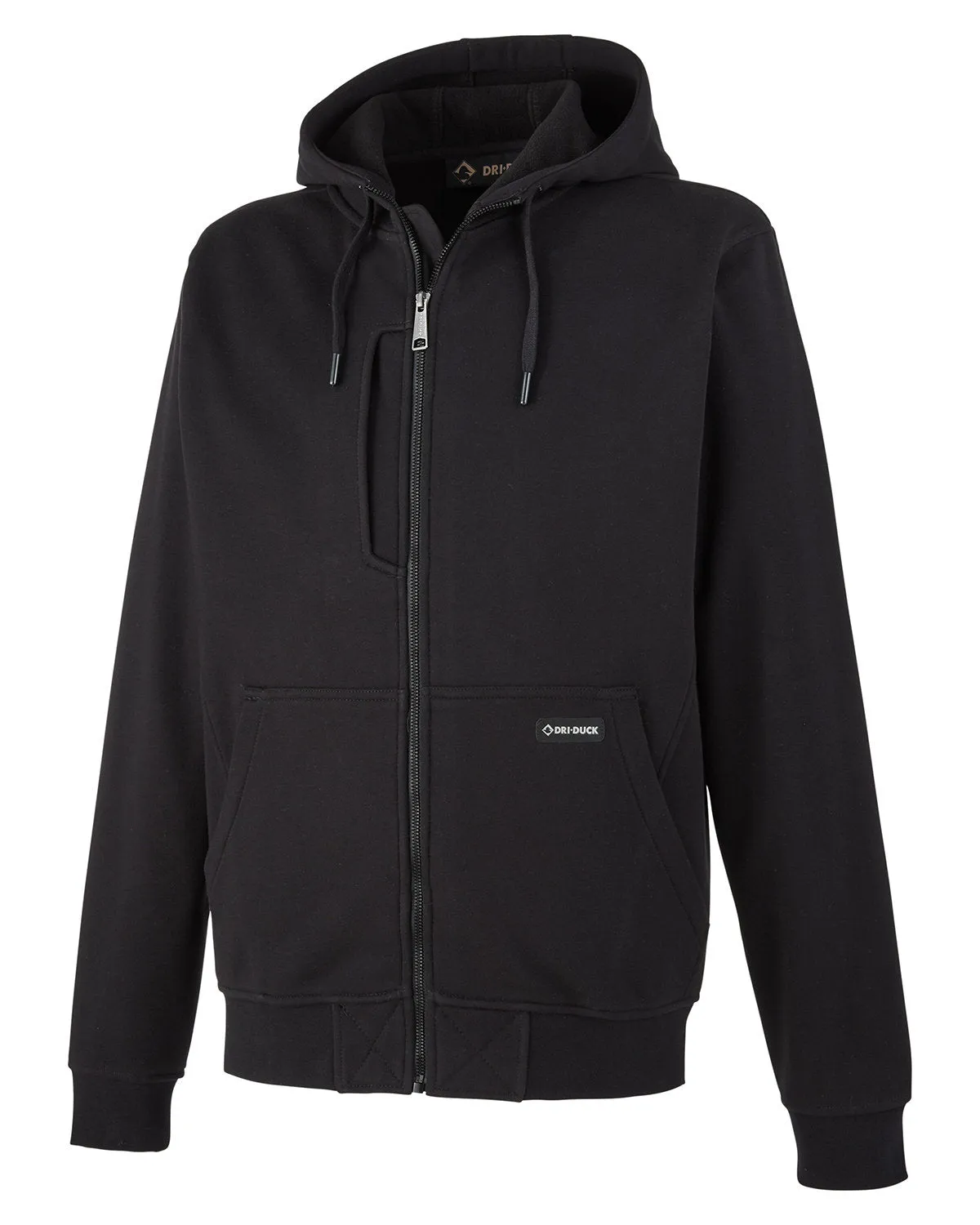 Dri Duck Men's Bateman Power Full Zip Hooded Fleece
