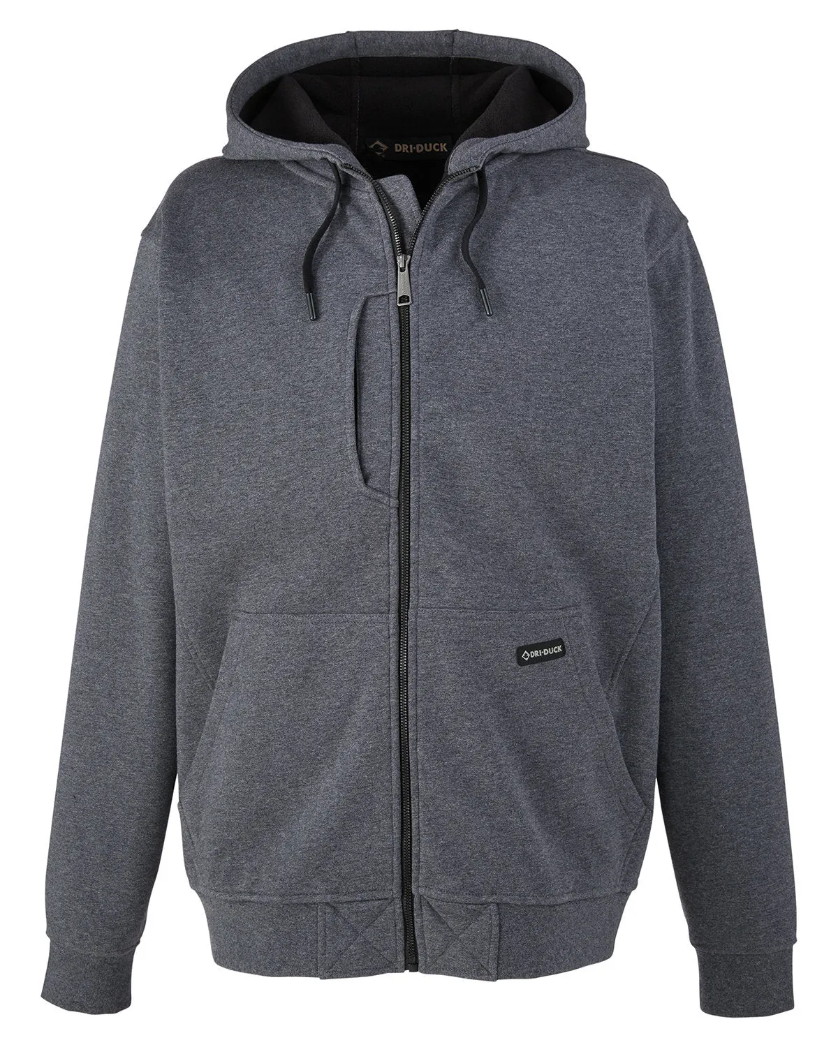 Dri Duck Men's Bateman Power Full Zip Hooded Fleece