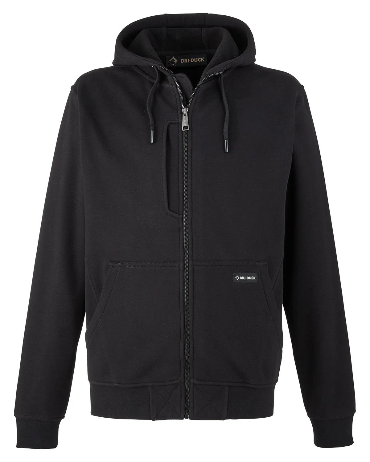 Dri Duck Men's Bateman Power Full Zip Hooded Fleece