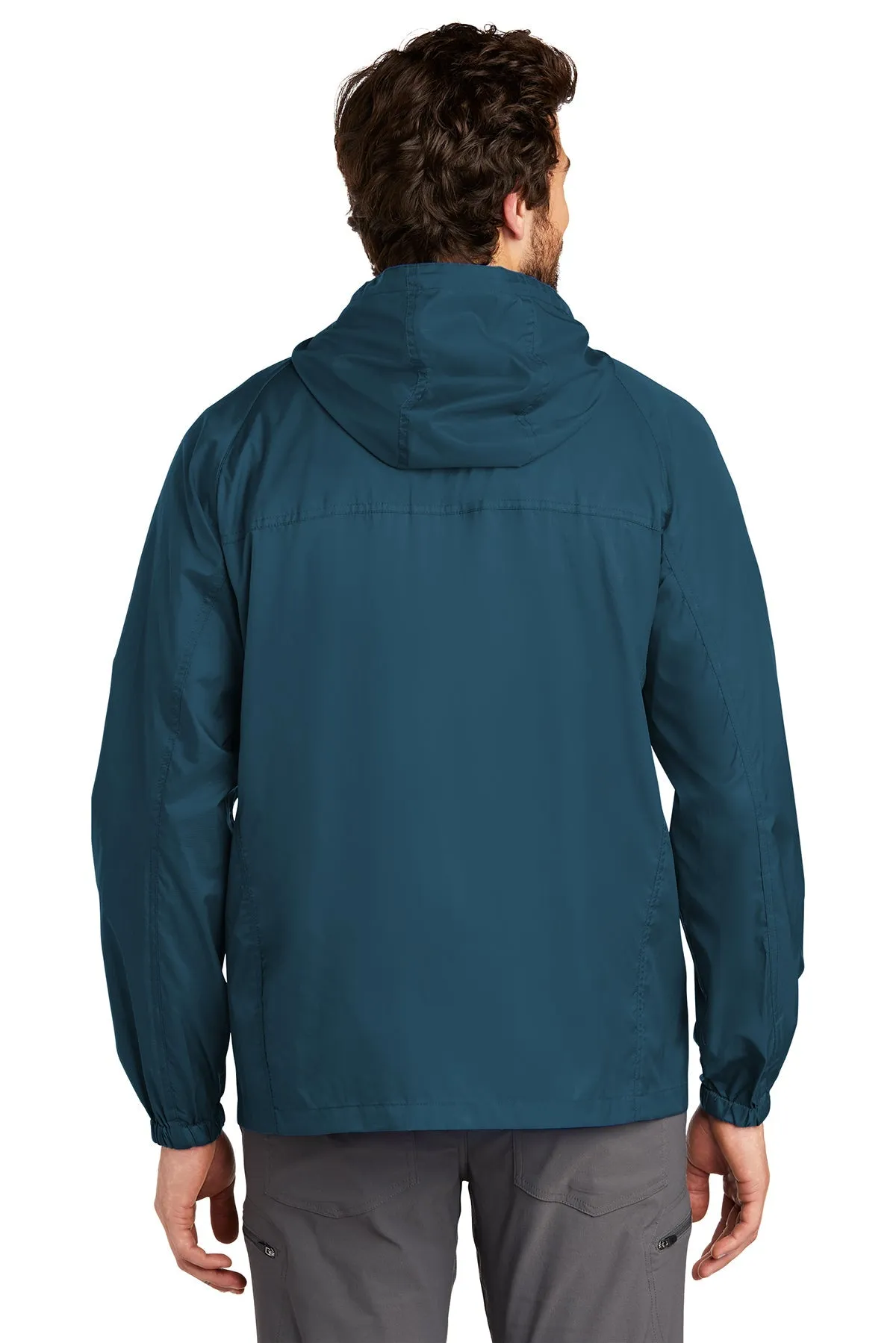 Eddie Bauer Custom Packable Wind Jackets, Adriatic Blue