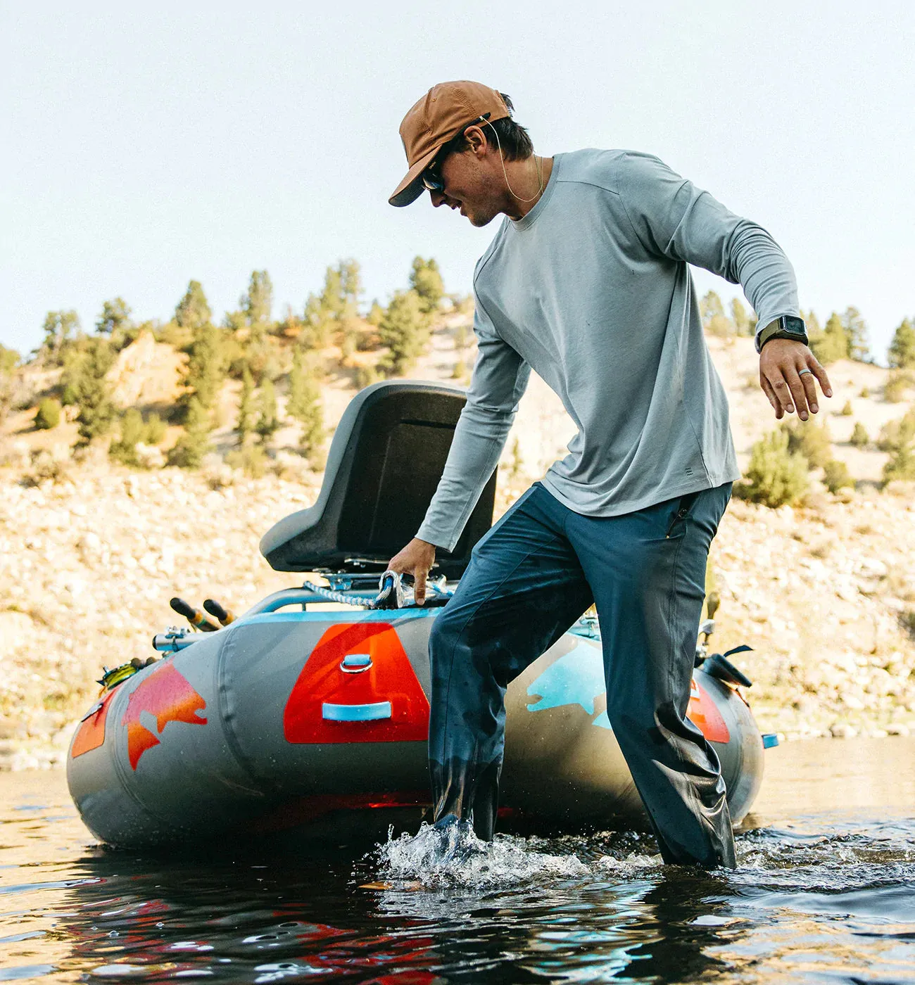 Free Fly Men's Breeze Pant - BLUE DUSK II