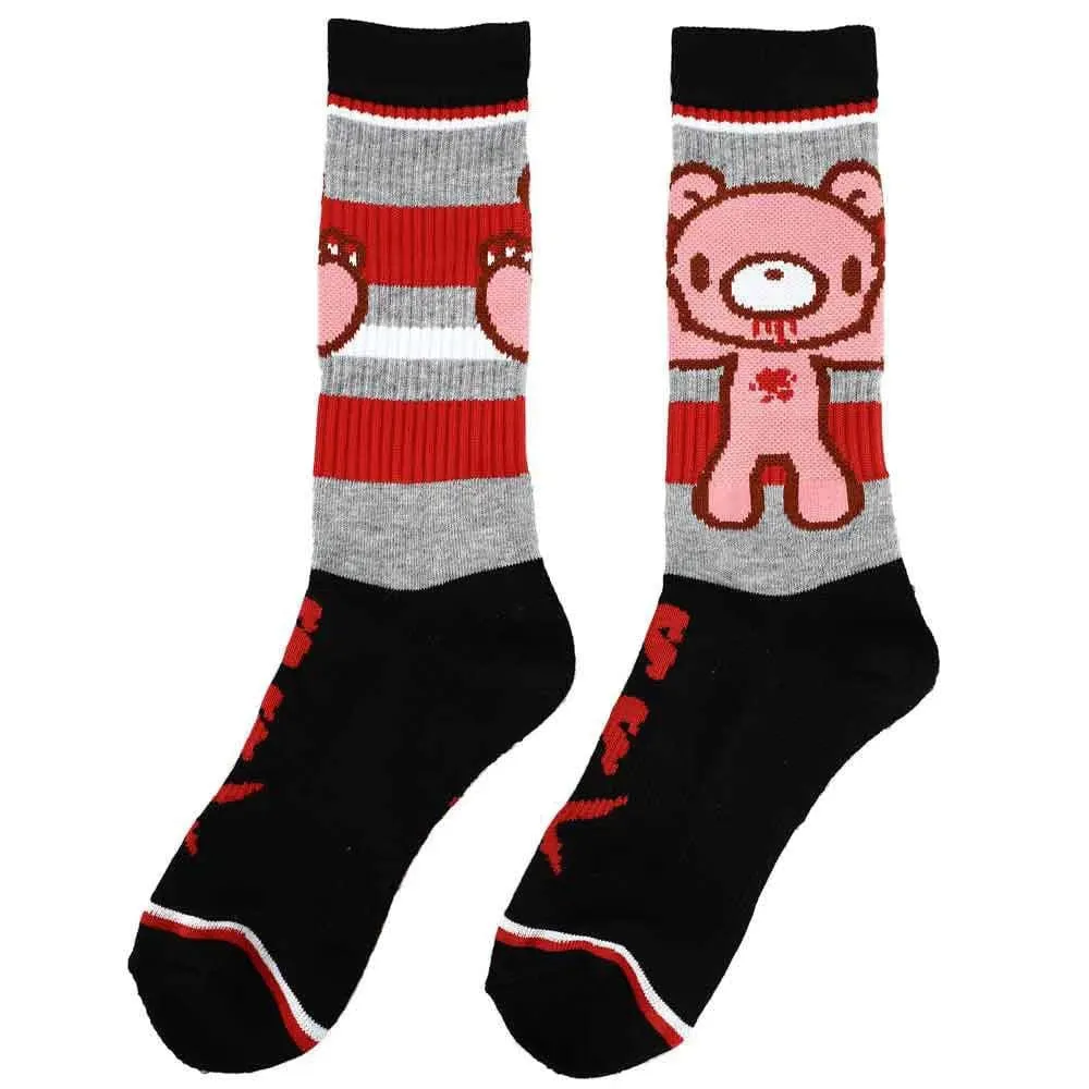 Gloomy Bear - Color Block Crew Socks - Bioworld