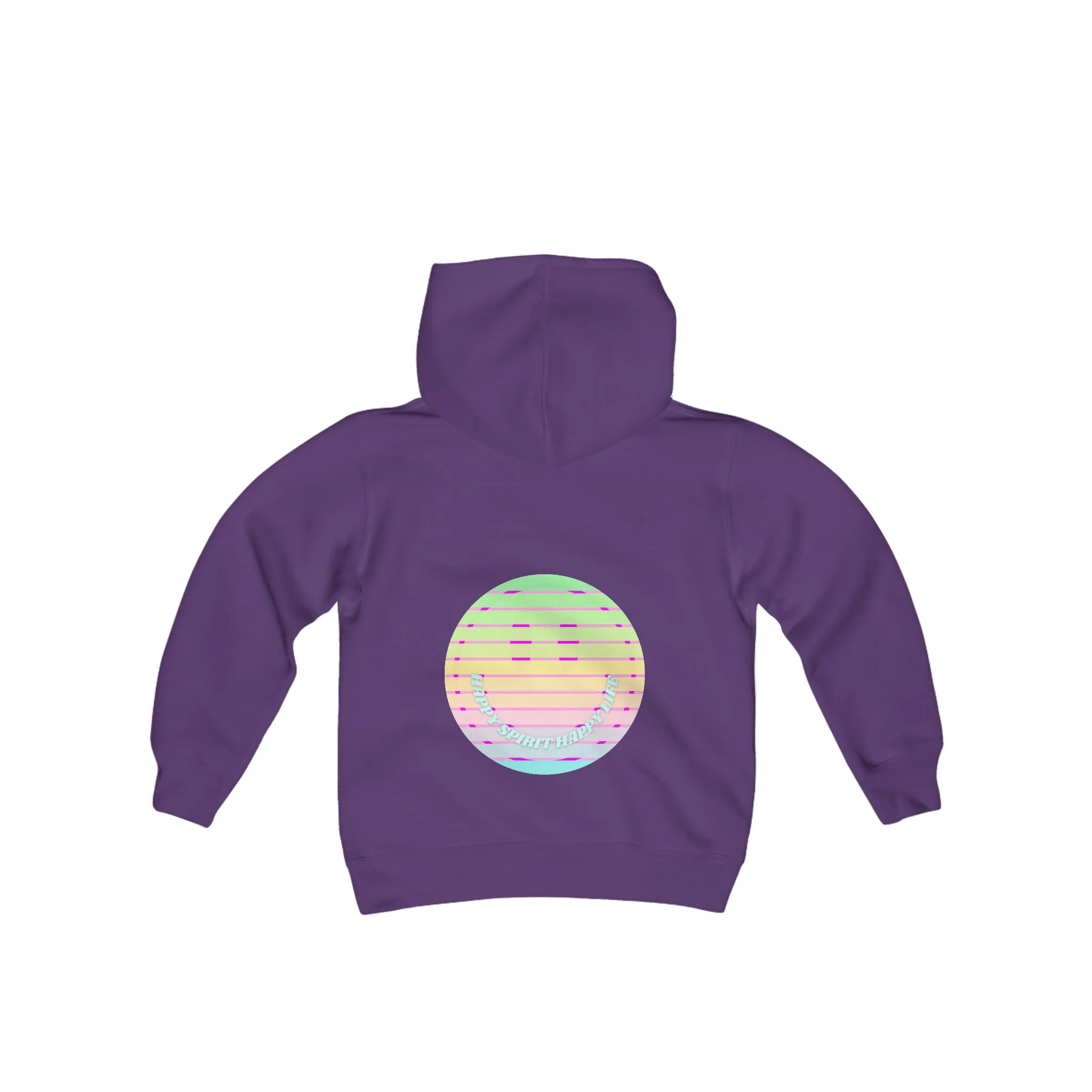 Happy Spirit Happy Life Youth Hoodie, Happy Mind Hoodie, Mental Health Hoodie, Smile Face Hoodie, Y2K Hoodie, Smile Face Youth Sweatshirt