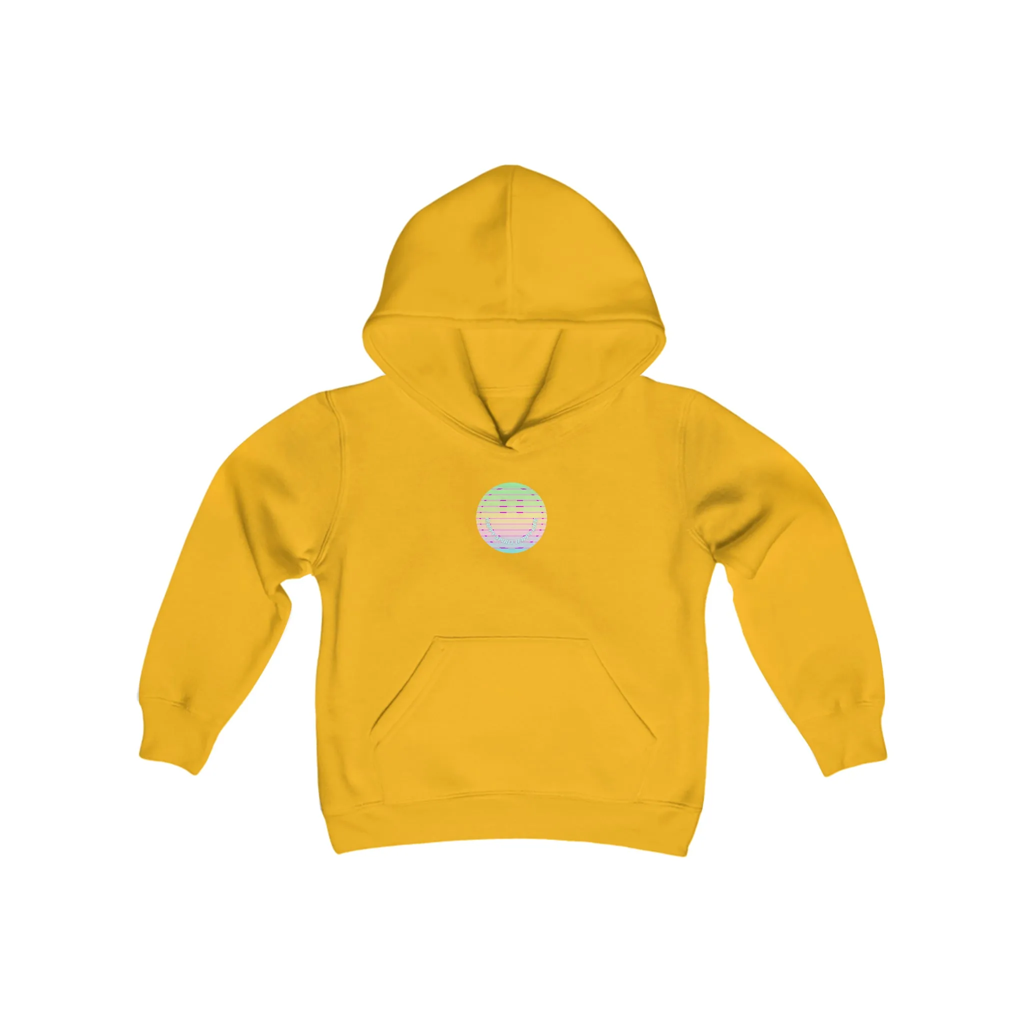 Happy Spirit Happy Life Youth Hoodie, Happy Mind Hoodie, Mental Health Hoodie, Smile Face Hoodie, Y2K Hoodie, Smile Face Youth Sweatshirt