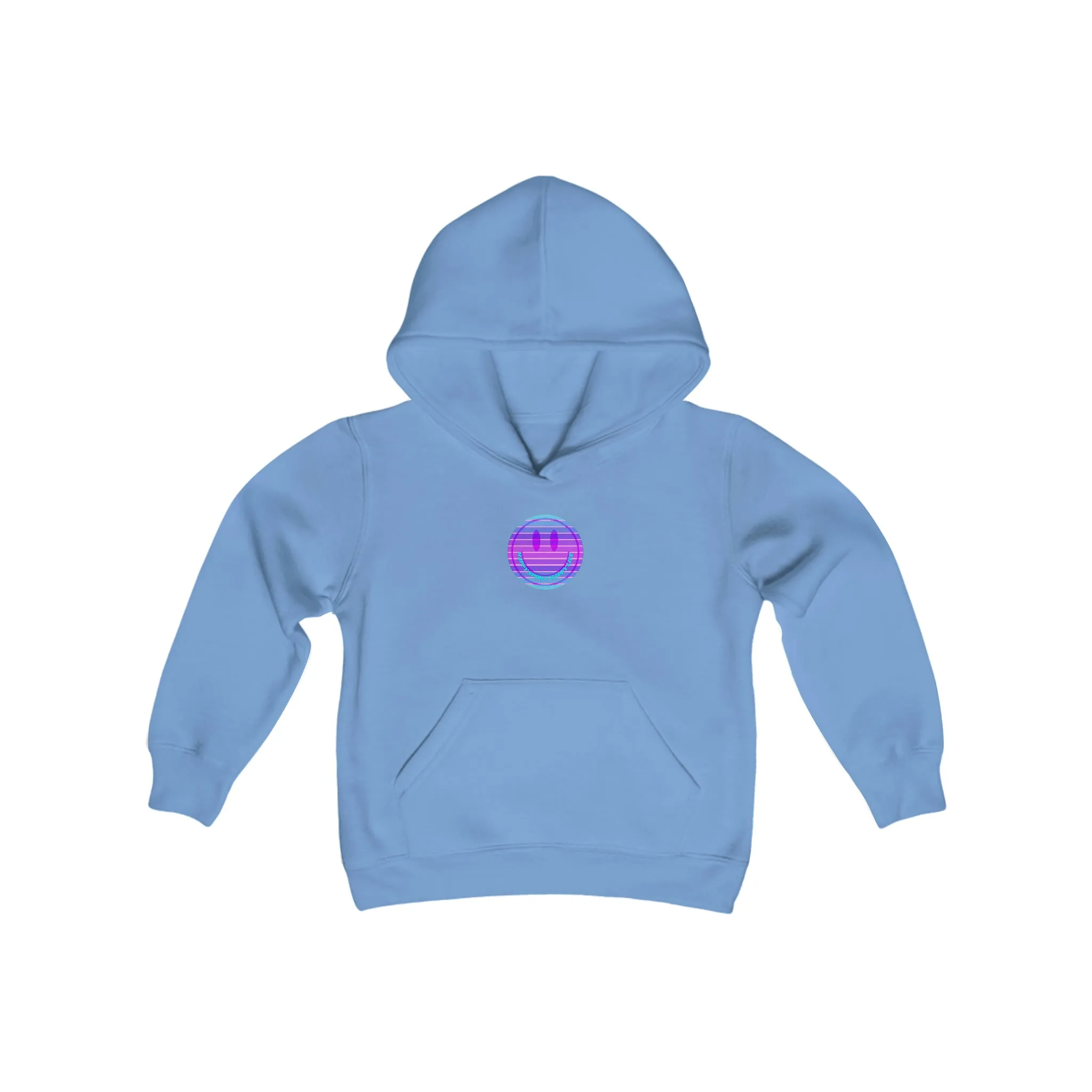 Happy Spirit Happy Life Youth Hoodie, Happy Mind Hoodie, Mental Health Hoodie, Smile Face Hoodie, Y2K Hoodie, Youth Hooded Sweatshirt