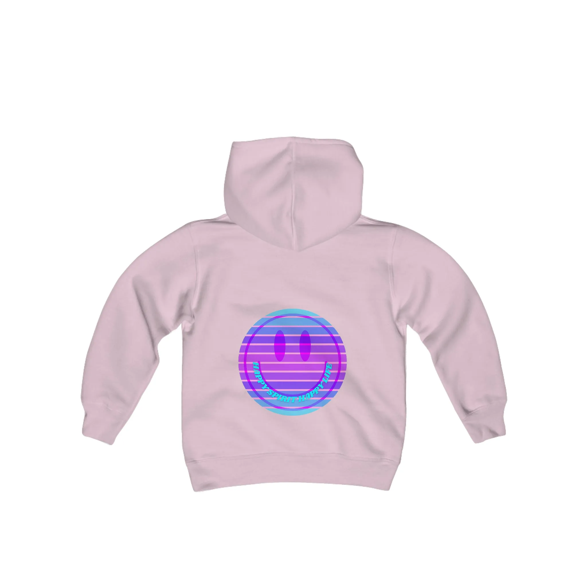 Happy Spirit Happy Life Youth Hoodie, Happy Mind Hoodie, Mental Health Hoodie, Smile Face Hoodie, Y2K Hoodie, Youth Hooded Sweatshirt