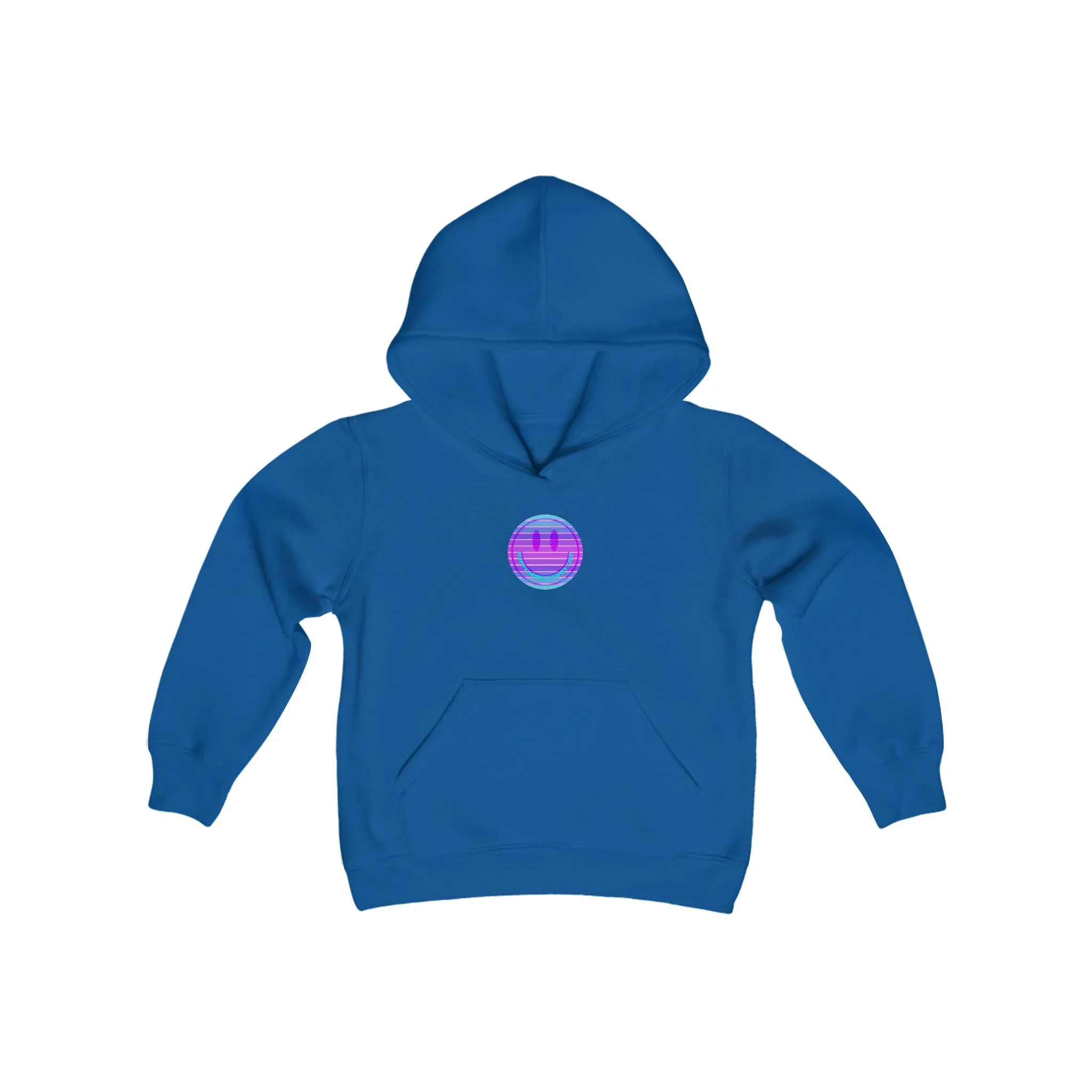 Happy Spirit Happy Life Youth Hoodie, Happy Mind Hoodie, Mental Health Hoodie, Smile Face Hoodie, Y2K Hoodie, Youth Hooded Sweatshirt