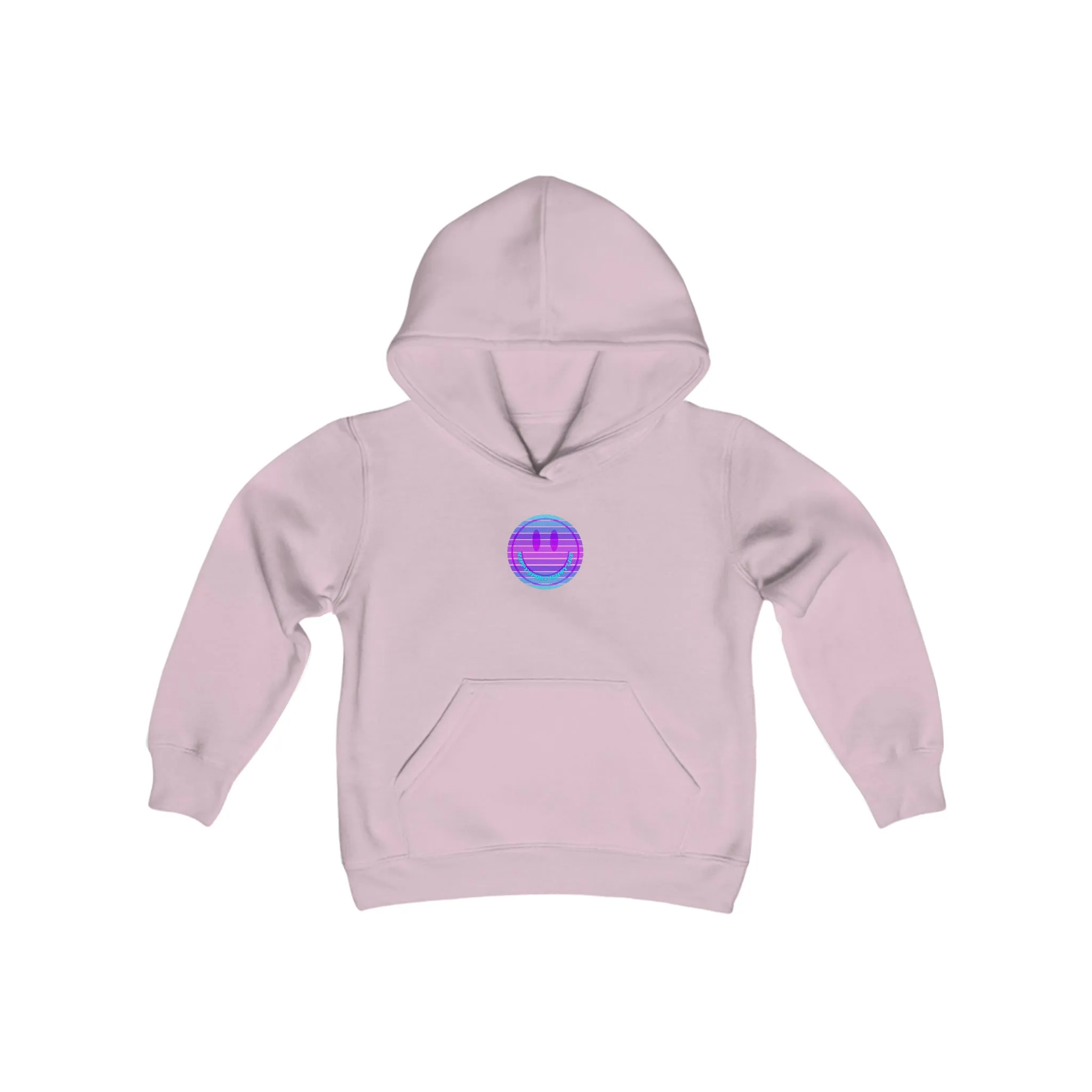 Happy Spirit Happy Life Youth Hoodie, Happy Mind Hoodie, Mental Health Hoodie, Smile Face Hoodie, Y2K Hoodie, Youth Hooded Sweatshirt