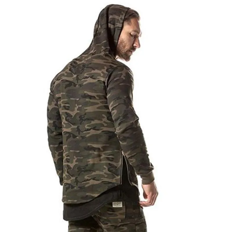 High Quality Camouflage Long Hoodie - 5 Colors