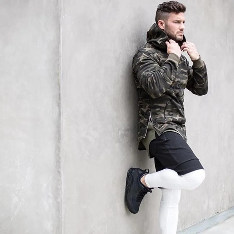 High Quality Camouflage Long Hoodie - 5 Colors