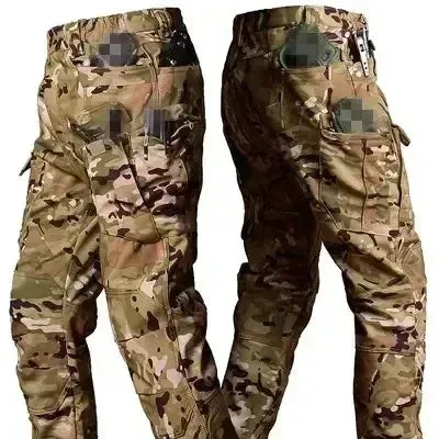 Hot New RU Camo Waterproof and Warm Men's Winter Soft Shell Special Tactical Hooded Jacket multi Pocket Tactical Pants