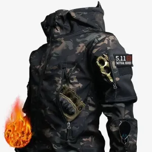 Hot New RU Camo Waterproof and Warm Men's Winter Soft Shell Special Tactical Hooded Jacket multi Pocket Tactical Pants