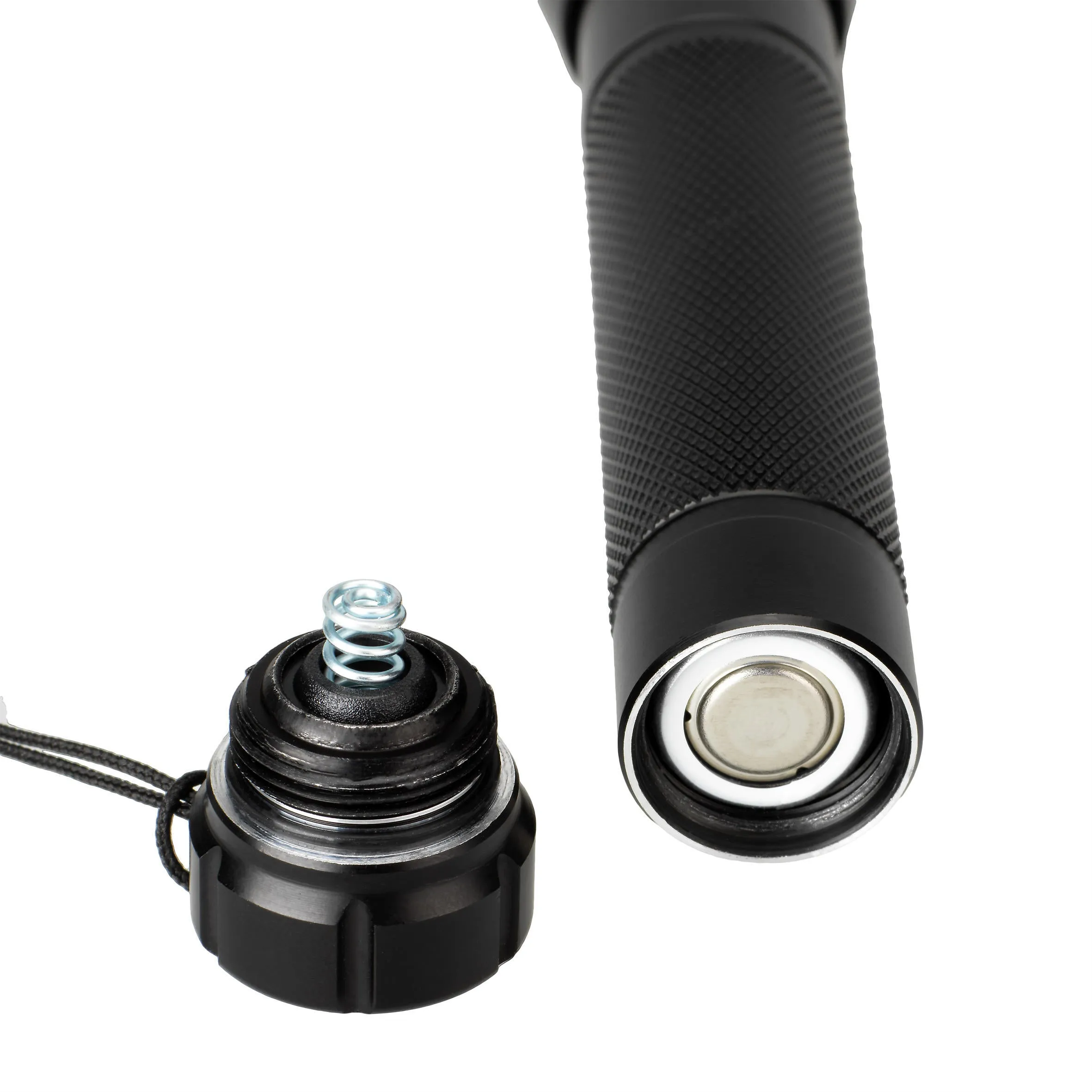 Hunting flashlight 100 lumens zoom black SOLOGNAC, black