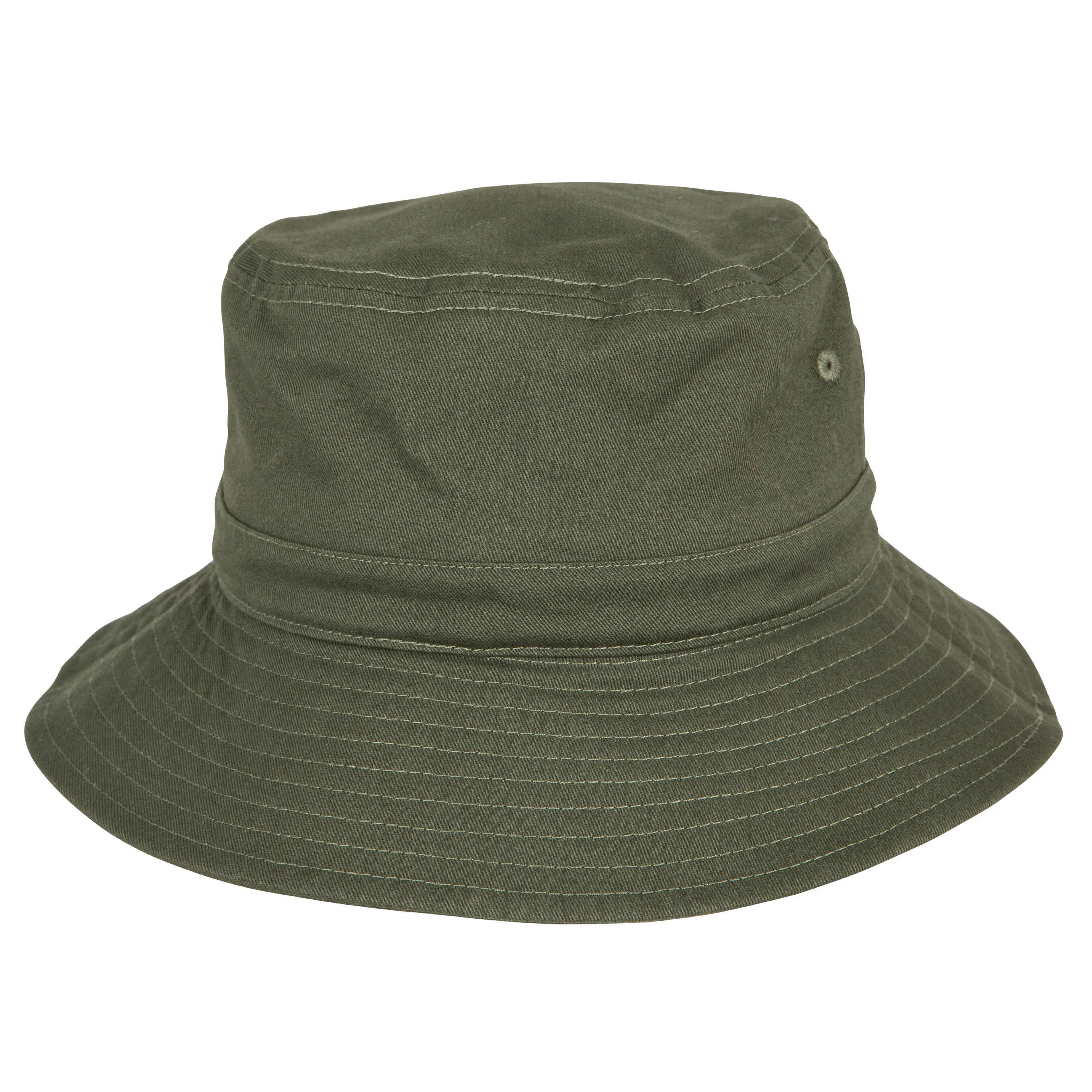 HUNTING HAT STEPPE 100 GREEN SOLOGNAC, dark khaki