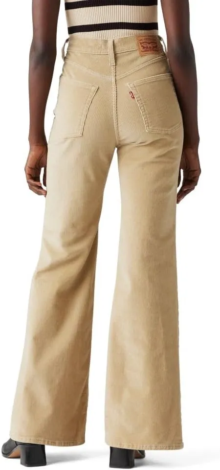 Levi Ribcage Bell Women's Jeans - SAFARI