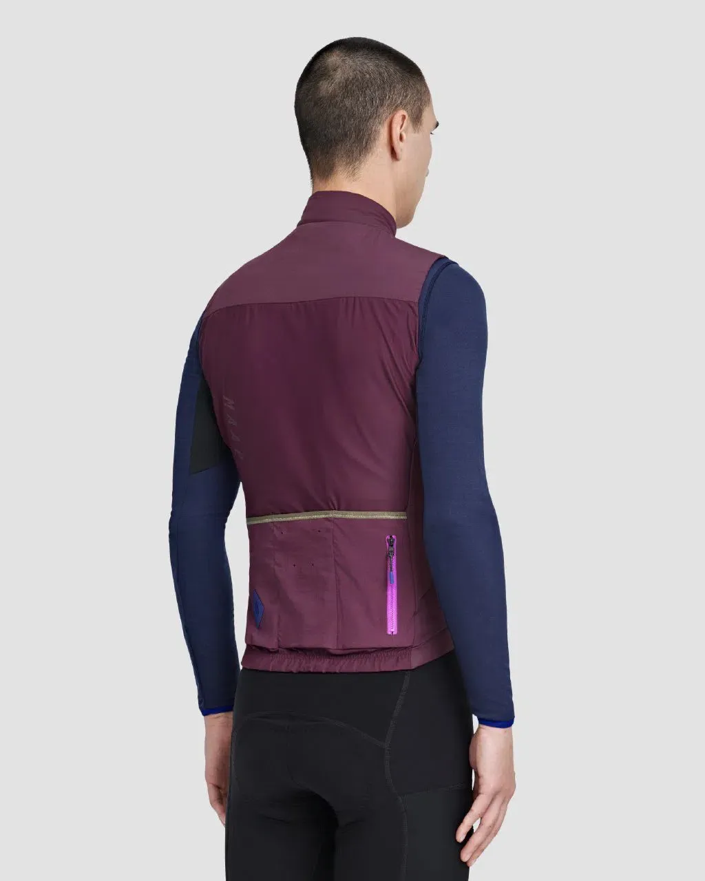MAAP Alt Road Thermal Vest - Burgundy