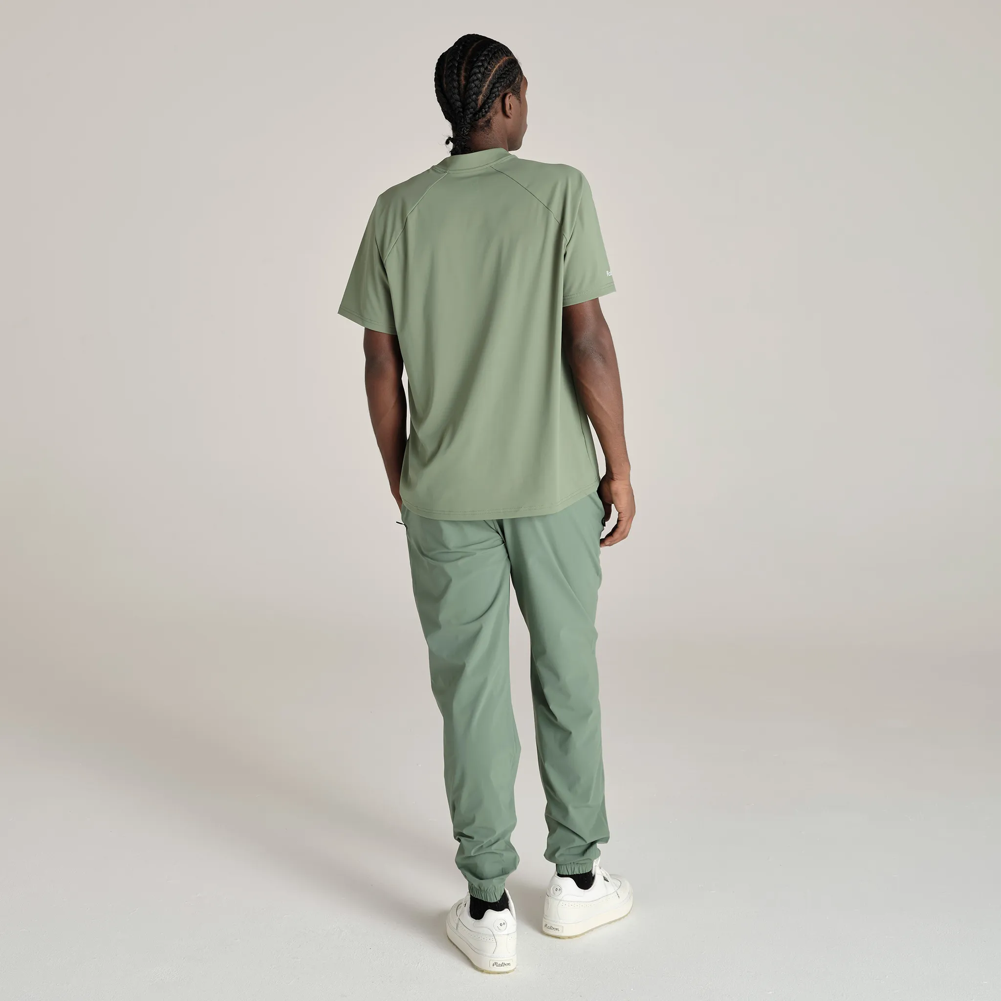 Malbon Golf Performance Nylon Tech Pant - FOREST