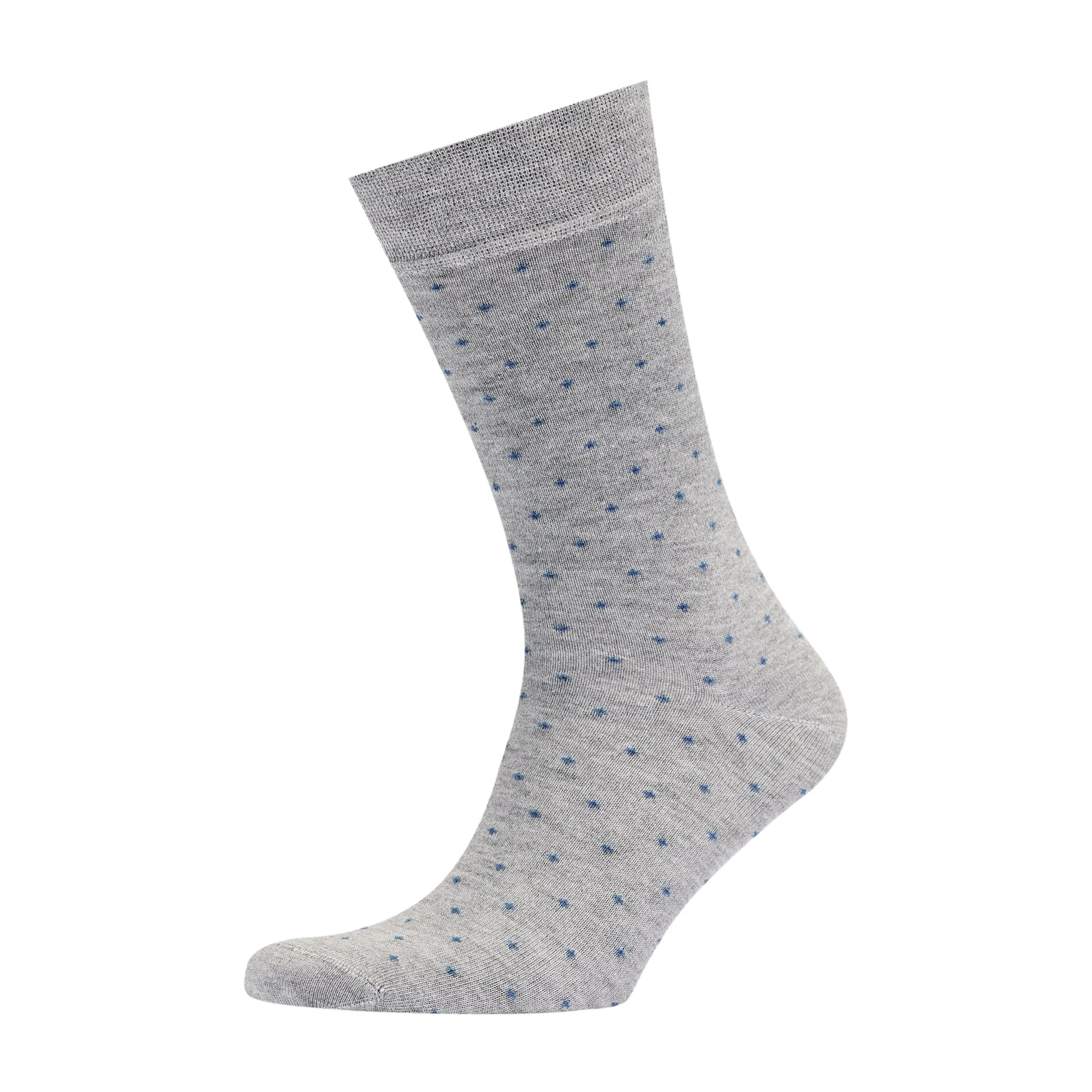 Men's Bamboo Dress Socks • Dotted Pack of 1/3/5 Pairs • Pacific Grey