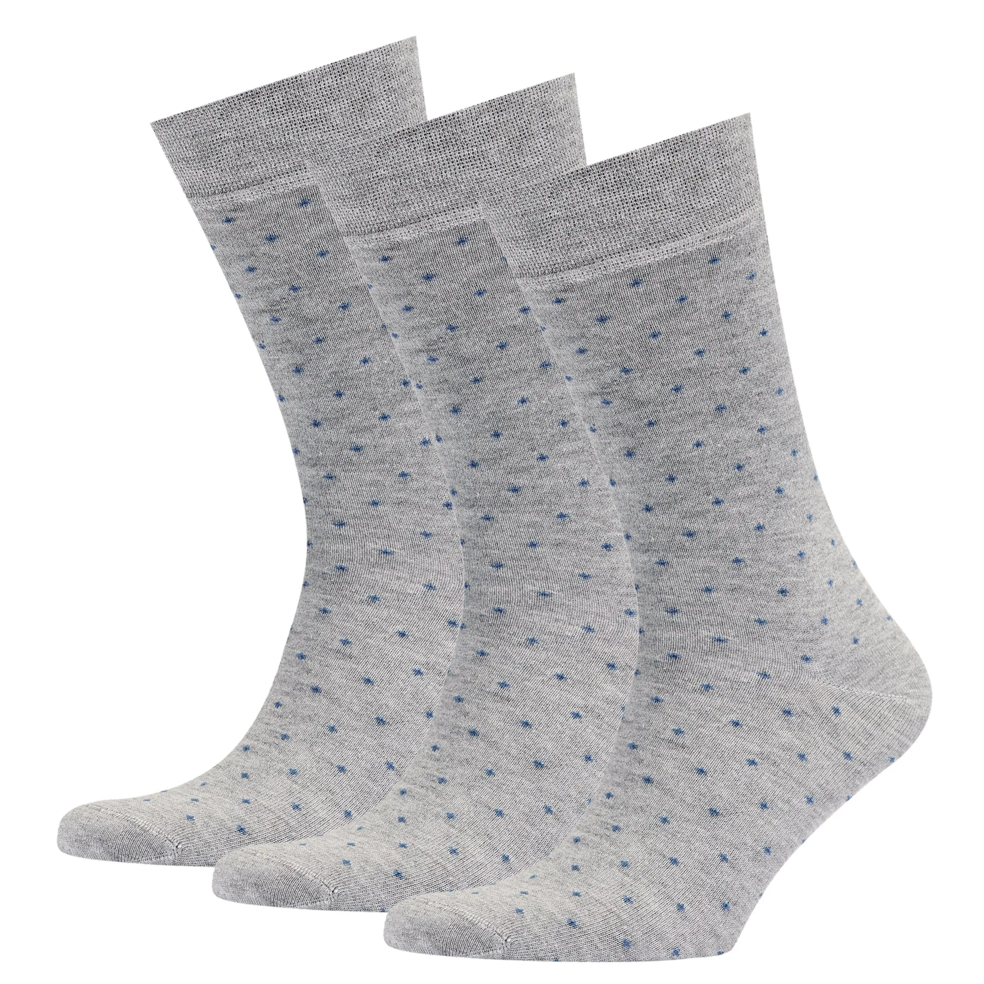 Men's Bamboo Dress Socks • Dotted Pack of 1/3/5 Pairs • Pacific Grey