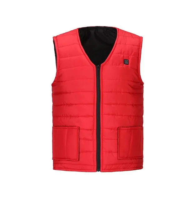 Mens Heated V Neck Vest