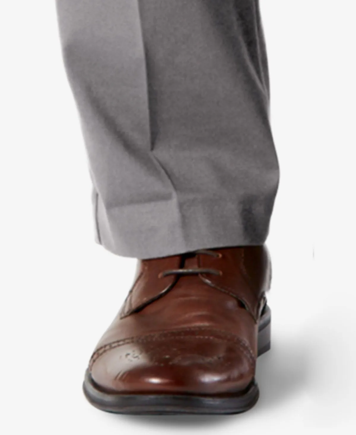 Men's khaki easy straight fit Dockers stretch pants, multi
