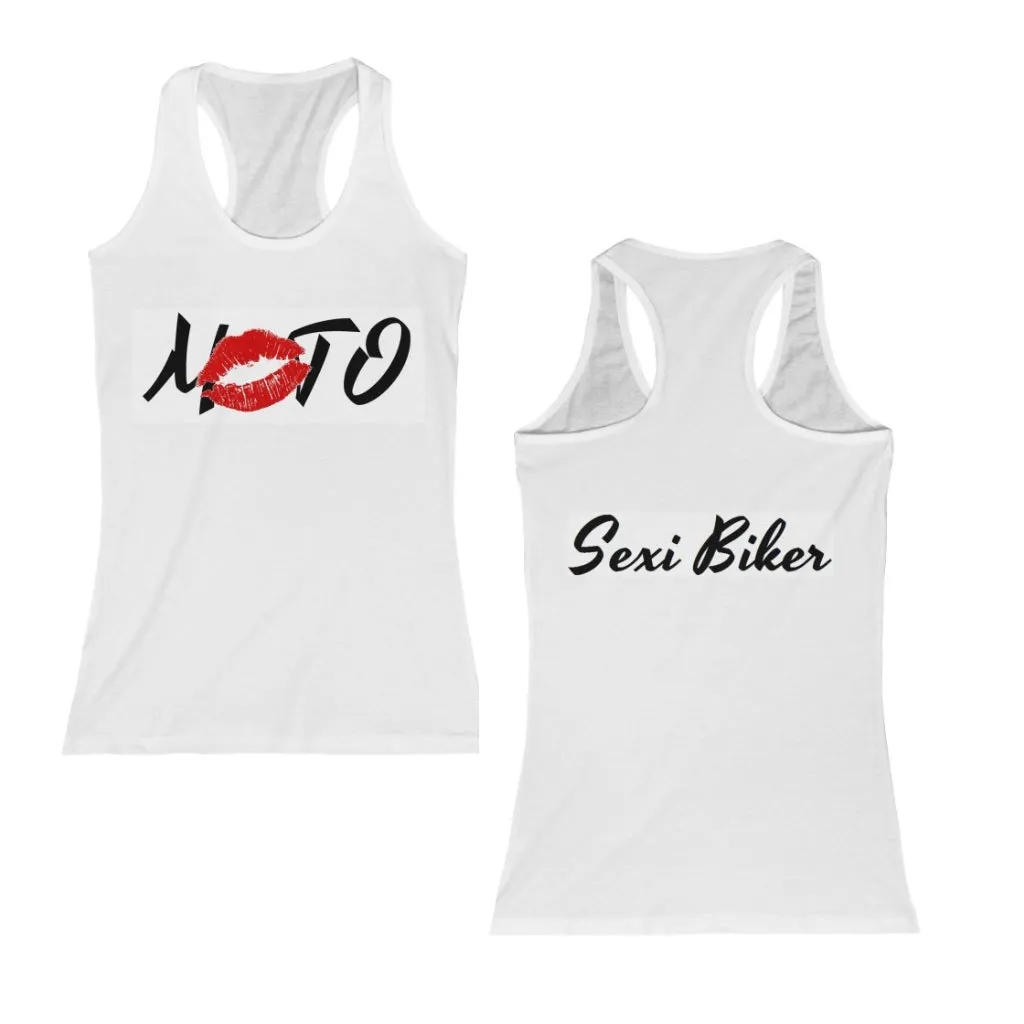 MOTO White Tank Top