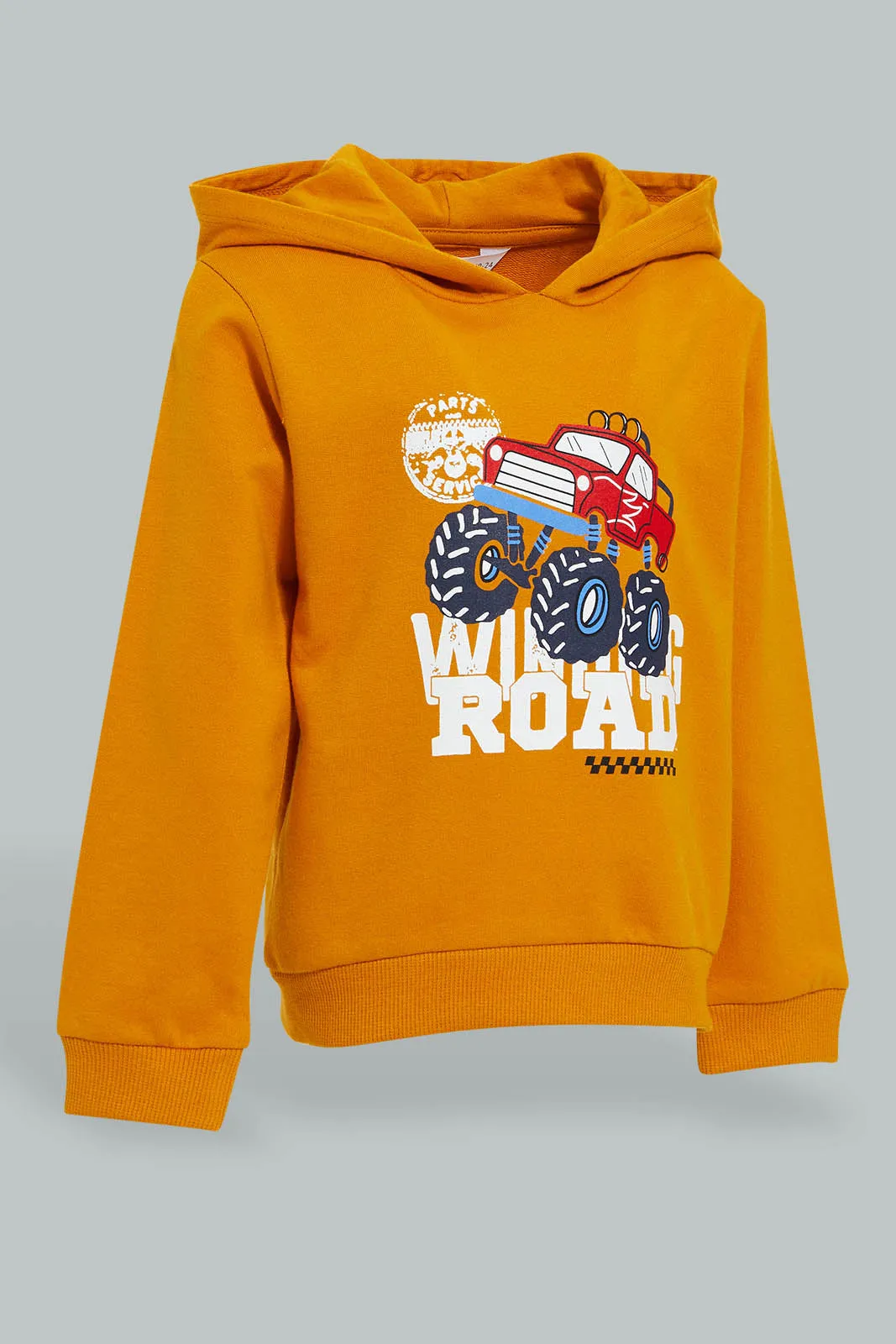 Mustard Truck Print Hoodie