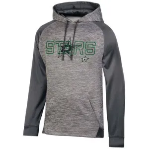 New - NHL Dallas Stars Men's Gray Performance Hooded Sweatshirt - XL