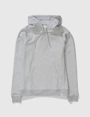 Norse Projects Ketel Hooded Sweatshirt - Light Grey