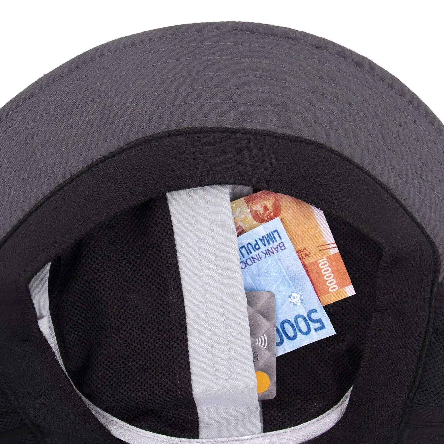 Ocean & Earth Indo Stiff Peak Surf Hat Grey