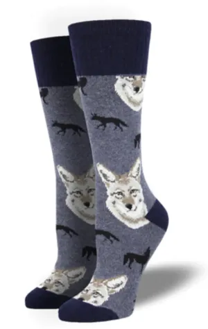 Outland's Coyote Recycled Wool Boot Sock -Large