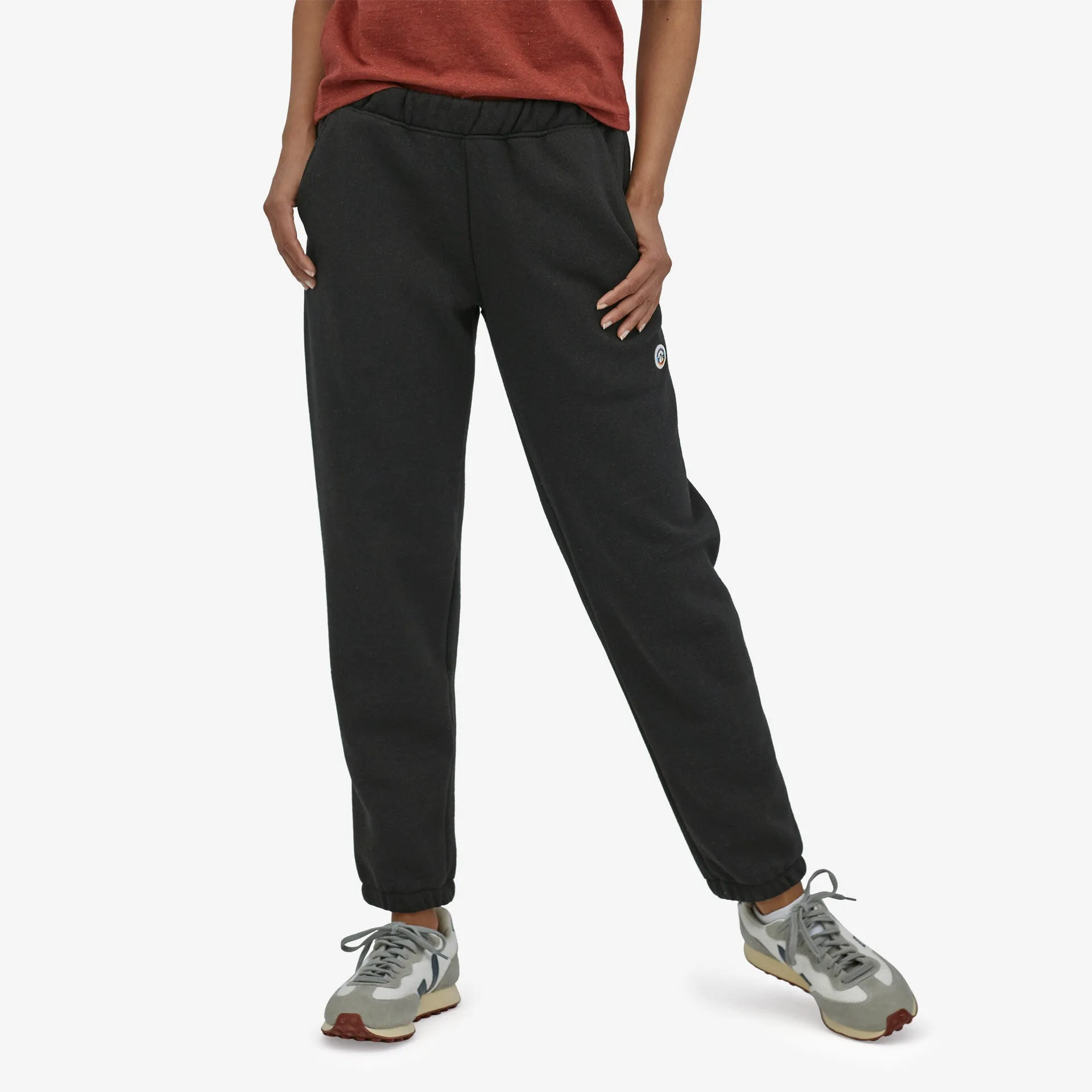 Patagonia Women's Fitz Roy Icon Uprisal Sweatpants - INK BLACK